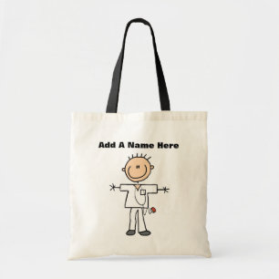 Mannelijke keuze Afbeelding Verpleegbare T-shirts Tote Bag