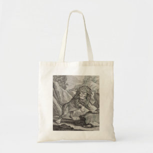 Mannelijke leeuw in Nationaal park Serengeti, Tanz Tote Bag