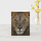 Mannelijke Leeuw Kaart (Gele Bloem)