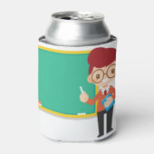 ***MANNELIJKE LERER** KOELBOX BLIKJESKOELER (Blikje Voorkant)