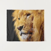 Mannelijke lion wandkleed (Voorkant (horizontaal))