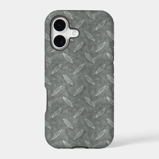Mannelijke Manly Grungy Metal Diamond Plated Art