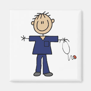 Mannelijke muis Afbeelding Verpleegster Middelgrot Magneet