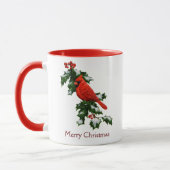 Mannelijke Noordelijke Kardinaal en Holly Mok (Links)