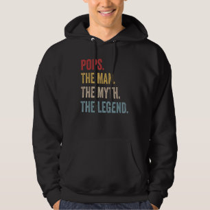 Mannelijke pops De man De mythe De legende Vaderda Hoodie