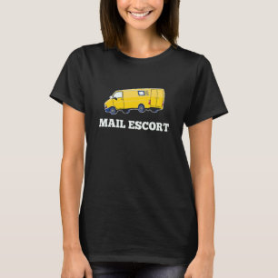 Mannelijke post escort Postmedewerker Postbezorger T-shirt