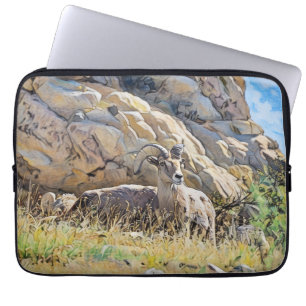 Mannelijke Rams Colorado Springs Laptop Sleeve