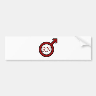 Mannelijke RN Bumpersticker