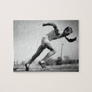 Mannelijke Runner Legpuzzel
