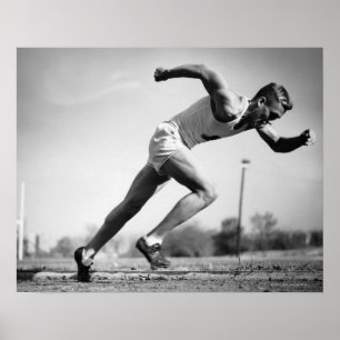 Mannelijke Runner Poster