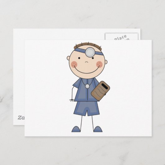 Mannelijke T-shirts en cadeautjes Briefkaart (Voorkant / Achterkant)