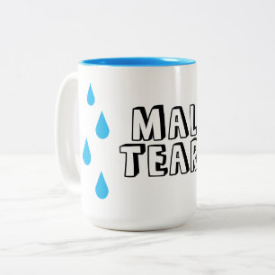 Mannelijke Tranen Grappige Koffiemok Tweekleurige Koffiemok