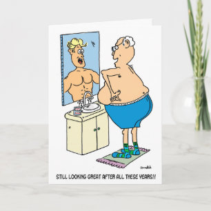 Mannelijke verjaardagskaart kaart