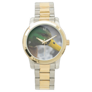 Mannelijke Wilde Eend Portret Horloge