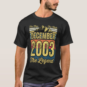 Mannen 18e verjaardag het Man de mythe de legende T-shirt