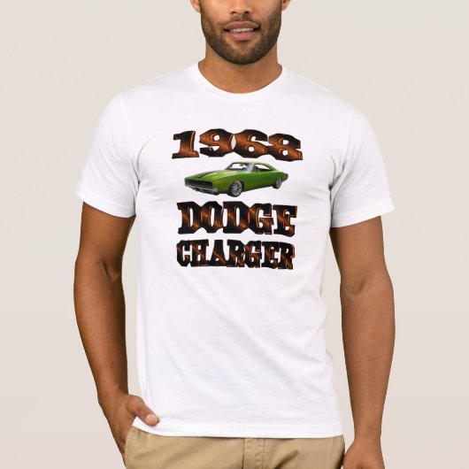 Mannen 1968 Dodge-lader T-shirt (Voorkant)