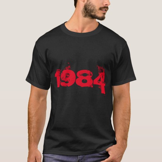 Mannen 1984 Covid T-shirt (Voorkant)