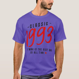 Mannen 29e verjaardag Vintage 1993 Beste vader 29 T-shirt