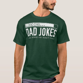 Mannen 2 Pappa Jokes (lijst op achterzijde) Funny  T-shirt