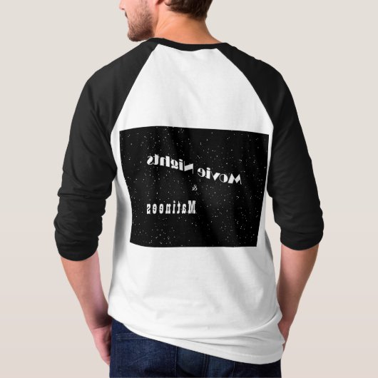 Mannen 2-Sided Long T-shirt (Achterkant)