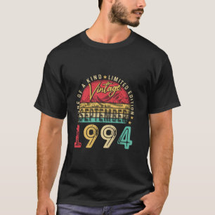 Mannen 30 jaar oud cadeau Grappig September 1994 T-shirt