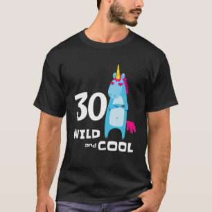 Mannen 30e verjaardag Unicorn Outfit Funny 30 Bday T-shirt