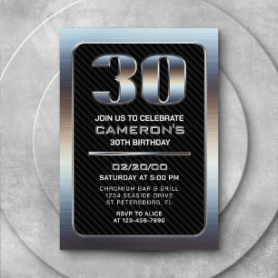 Mannen 30th Verjaardag Kaart