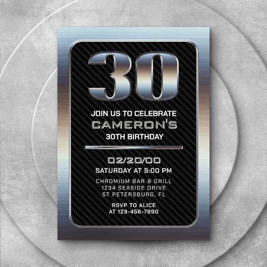 Mannen 30th Verjaardag Kaart