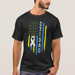 Mannen 321 Pap chromosoom world down syndrome Awar T-shirt