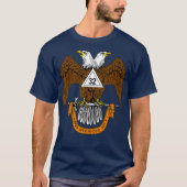 Mannen 32e graads Mason T Masonic T-shirt Schots (Voorkant)