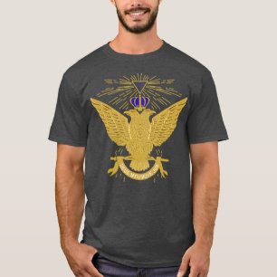 Mannen 33e graad Mason T Masonic T-shirt Scottish