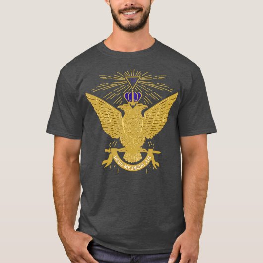 Mannen 33e graads Mason T Masonic T-shirt Schots (Voorkant)