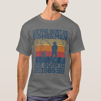 Mannen 37 jaar oud vissers Vist 37e verjaardag T-shirt
