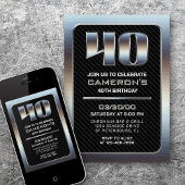 Mannen 40th Verjaardag Kaart