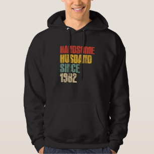 Mannen 41ste weddenschap Jubileum voor Him Handsom Hoodie