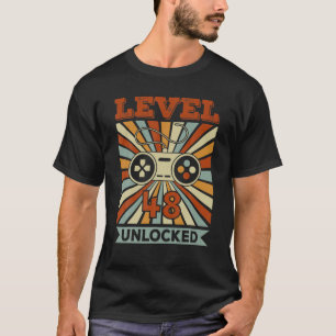 Mannen 48e verjaardag Cadeauniveau 48 niet-vergre T-shirt