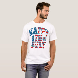 Mannen 4 juli t-shirt