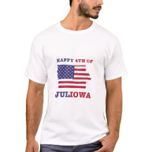 Mannen 4th of JULIOWA T-Shirt