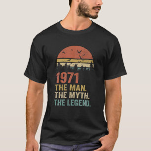Mannen 50 jaar oude geschenken Vintage 1971 Het Ma T-shirt