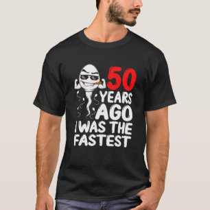 Mannen 50e verjaardag Gag Dress 50 jaar geleden wa T-shirt