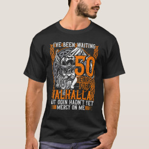 Mannen 50e Verjaardag Mannen 50 Jaar Oud Man Noors T-shirt