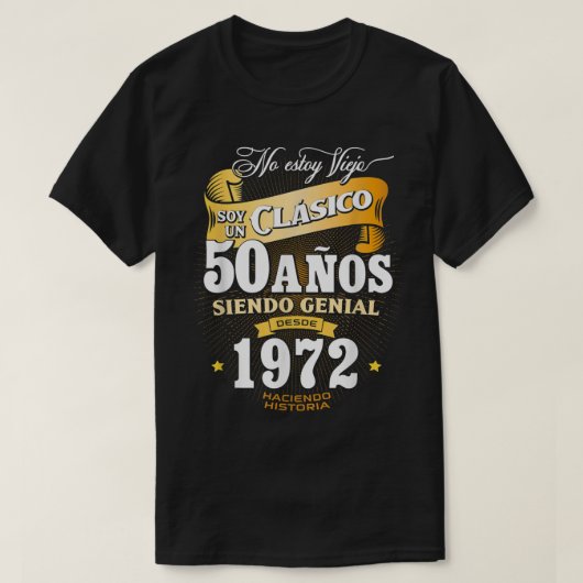 Mannen 50ste verjaardag cadeau voor hem in het Spa T-shirt (Design voorkant)