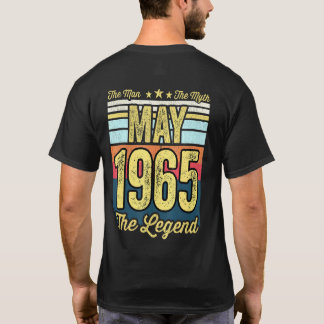 Mannen 56e verjaardag Het Man De Mam De Legende Me T-shirt