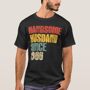 Mannen 57e bruiloft Jubileum voor Him Handsome Hus T-shirt