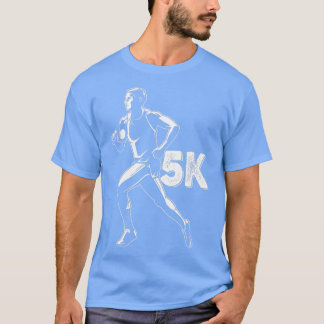 Mannen 5.000 marathonloopproducten t-shirt
