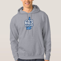 Mannen 603 Riptide Hoodie met naam en nummer