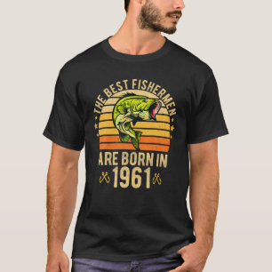 Mannen 60-jarige Vissende 60-jarige verjaardag, ge T-shirt