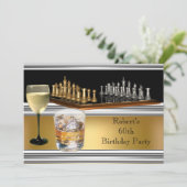 Mannen 60e verjaardag van de kaasset kaart (Staand voorkant)