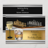 Mannen 60e verjaardag van de kaasset kaart (Voorkant / Achterkant)