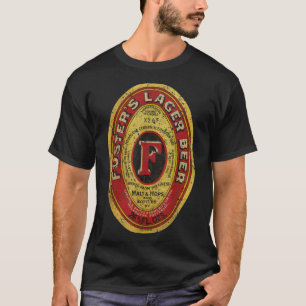 Mannen 70s Foster's Lager Beer  Brewing Beer T-shirt